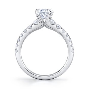 Round Cut Classic Engagement Ring - Veronique S1860