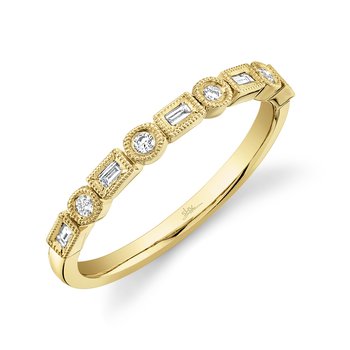 0.14Ct 14K Y/G Diamond Lady'S Band SC55007706
