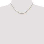 Leslie's 14K 1.3mm Singapore Chain Anklet 503