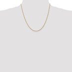 Leslie's 14K 1.6mm Solid Regular Rope Chain Anklet 7052
